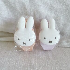 Set of 4 Miffy sakura wrist watch Dick Bruna silicon sakura pink Sanrio